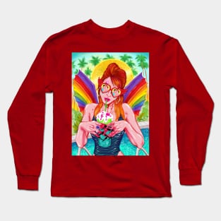 Rainbow Aphrodite Long Sleeve T-Shirt